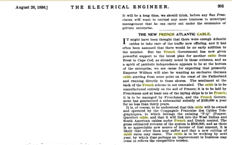 File:6 “The New French Atlantic Cable,” The Electrical Engineer, Aug 26 1896. .png